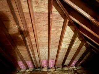 ...and will reactivate whenever it gets wet to prevent future mold growth! Lastly, we replaced all the broken attic fans with new ones in order to regulate the humidity in the attic.