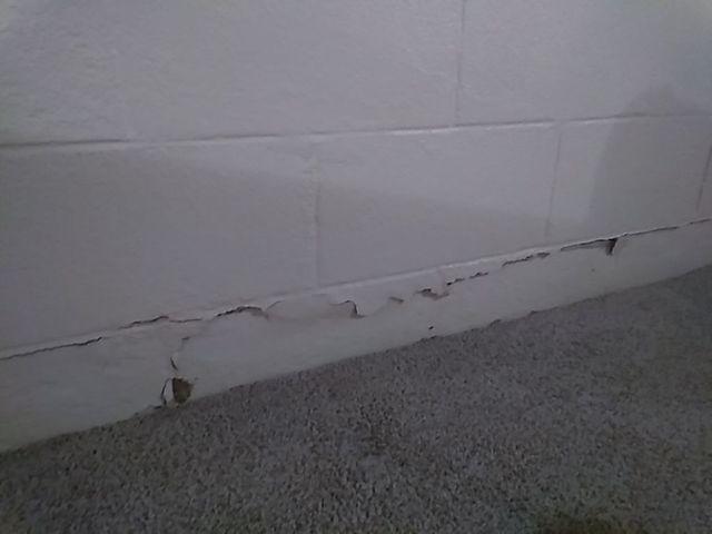 Cracks in foundation