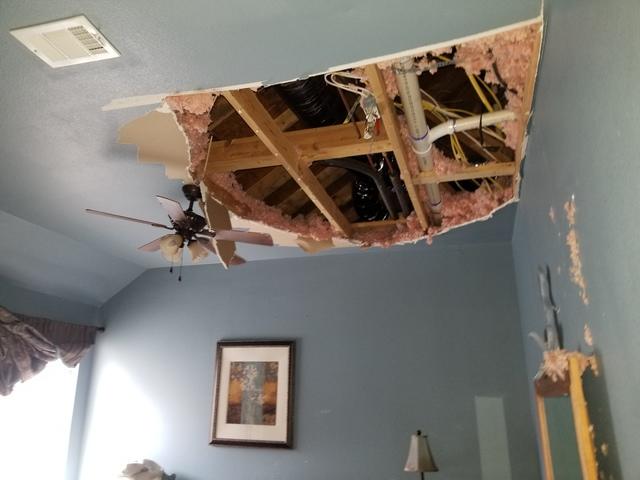 Before Water Damage Cleanup