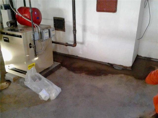 Installation of Basement Waterproofing System