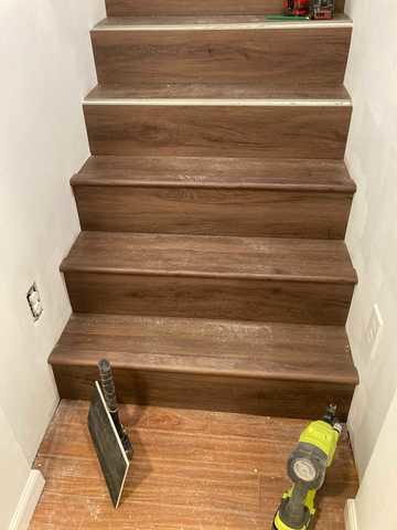 Basement Steps Finished in Minneapolis