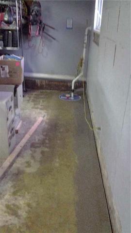 Waterproofed Basement