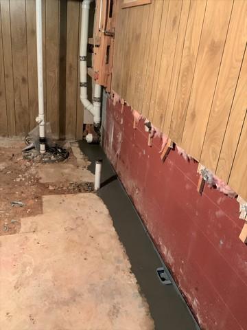 Waterproofing Behind Finished Wall