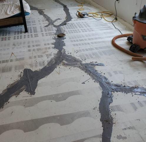 Concrete Crack Stitching - Mid Repair