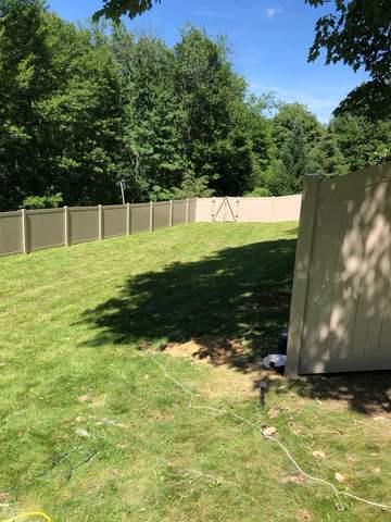 6' and 4' Khaki Acadia Privacy Vinyl Fence Installation (1) 4' gate / (3) 6' double gates