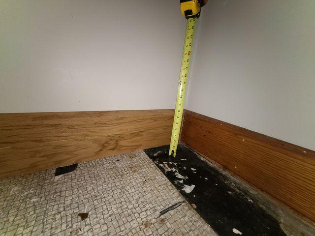 Measurements of Sloping Floor on Main Level