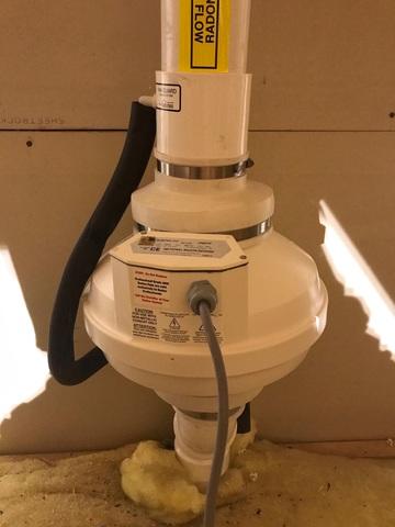 Installation of Radon Mitigation System