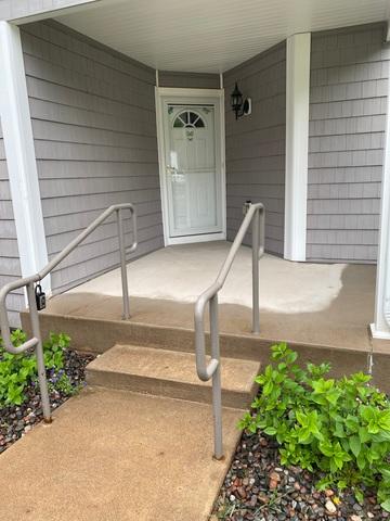 Step Lifted to Level in Bayfield, WI