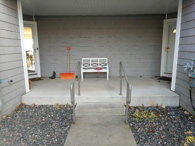 Sunken Concrete Landing in Bayfield