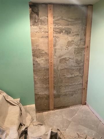 For a proper CleanSpace installation, the homeowners opted to have our teams remove the drywall and find the source of the leak.