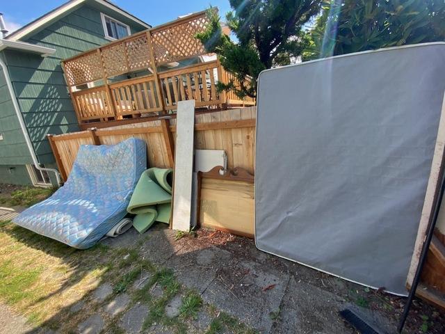 Mattresses to be removed