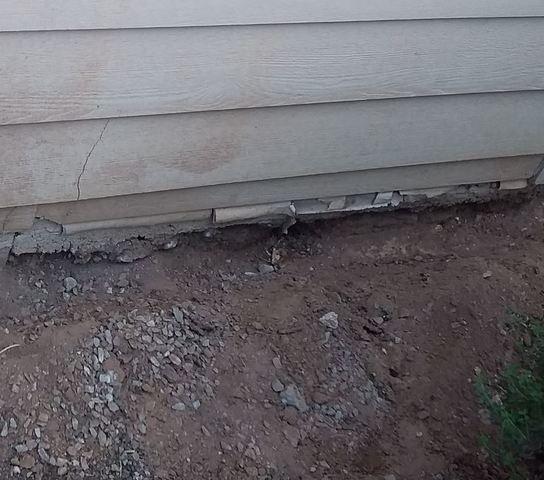 Stem Wall Failure Signs: Spalling Concrete