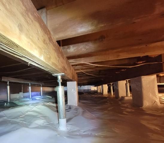 Crawl Space Support Posts