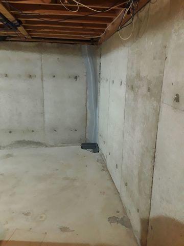 With a warrantied solution for keeping water out Chris is happy to start utilizing the space