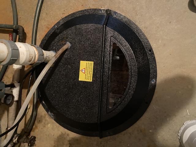 Sump Pit sealed