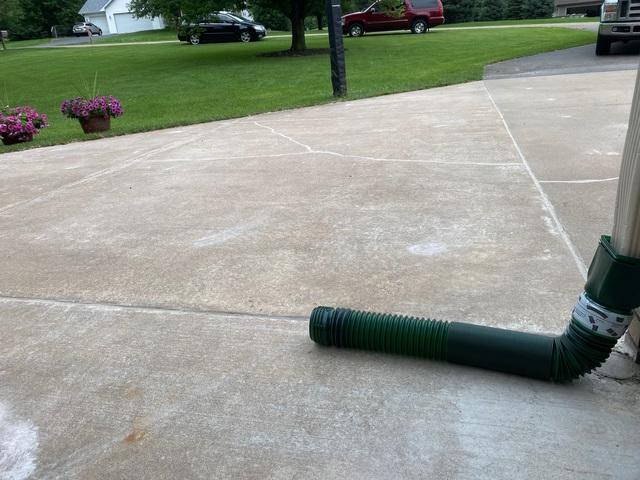 Concrete Slab Graded to for Water Runoff