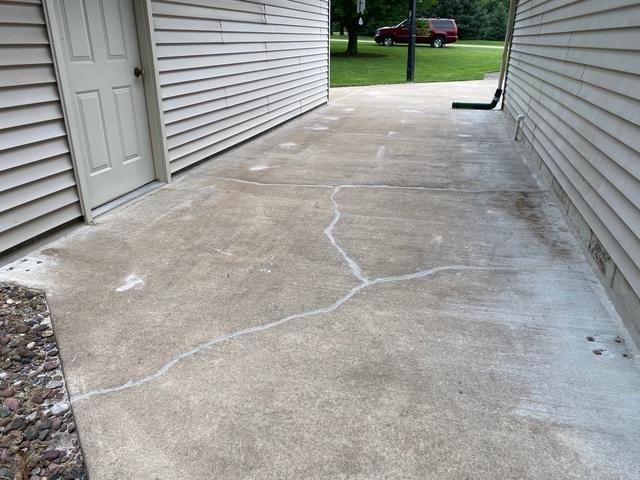 Patio Lifted and Cracks Sealed