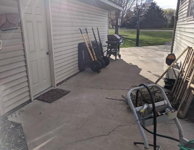 Patio Breezeway Between the Home and Garage