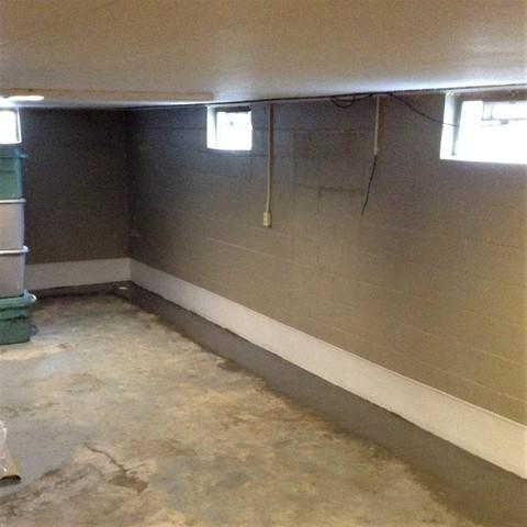 Final Result: A Dry Basement in Dundee, Mi