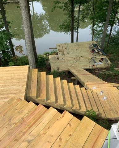 Building the steps