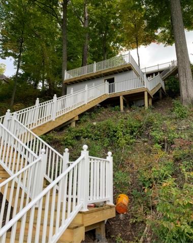 Stairs to the river