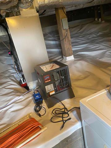 Crawl Space Dehumidifier