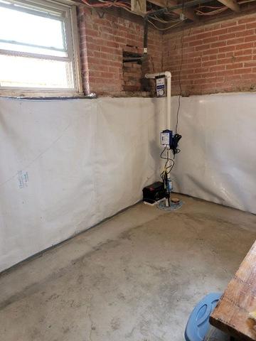 After Basement Waterproofing