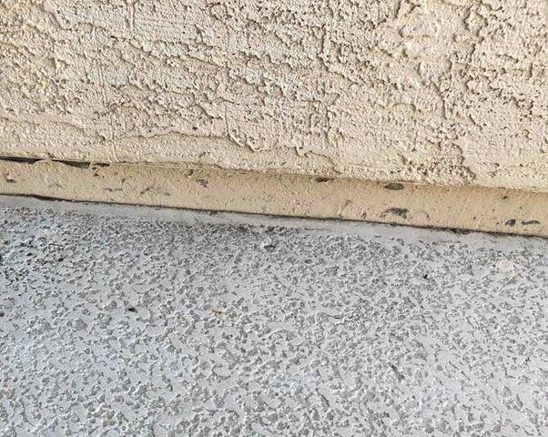 Flaking Paint on Stem Wall in Cave Creek, AZ