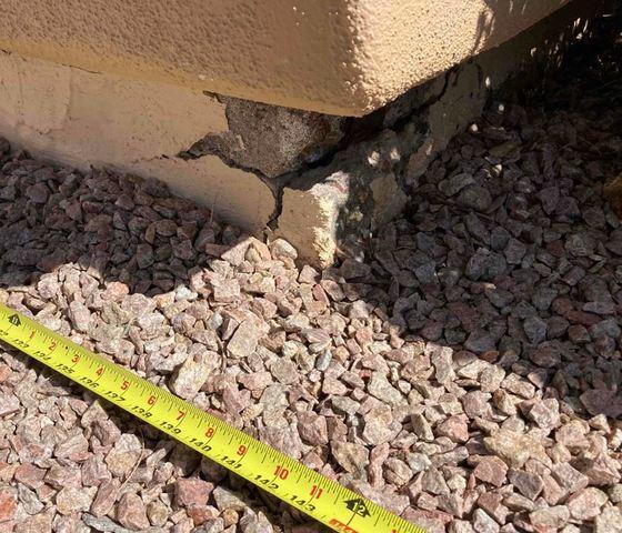 Spalling Concrete on Stem Wall in Cave Creek, AZ