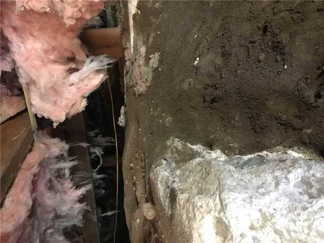 Fiberglass Insulation Damaged