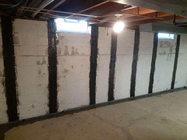 Foundational supports installed