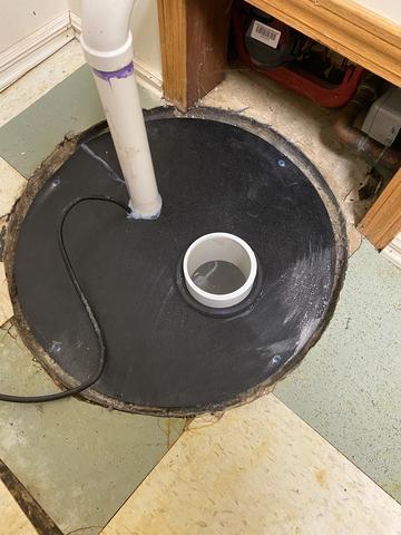 Sealed Sump pit