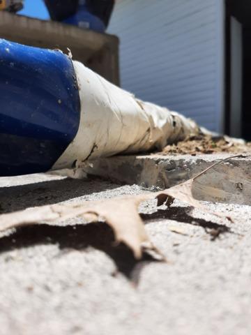 Cracked concrete repairs