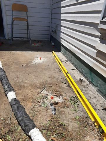 Cracked concrete repairs