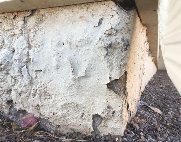 Spalling Concrete on Stem Wall in Phoenix, AZ