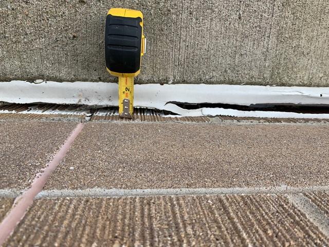 Close-Up of Settling Concrete in Esko, MN