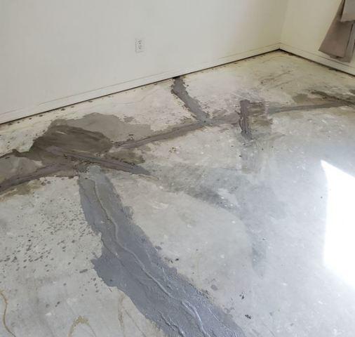 Mid Process of Crack Stitching Repair System