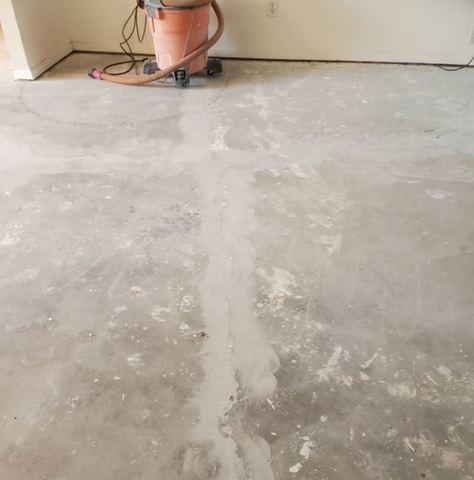 Floor After the Crack Stitching Repair System - 2