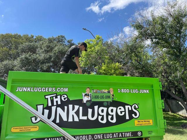 Our Luggers finishing up loading the truck