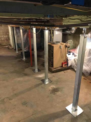 Floor Stabilization Posts