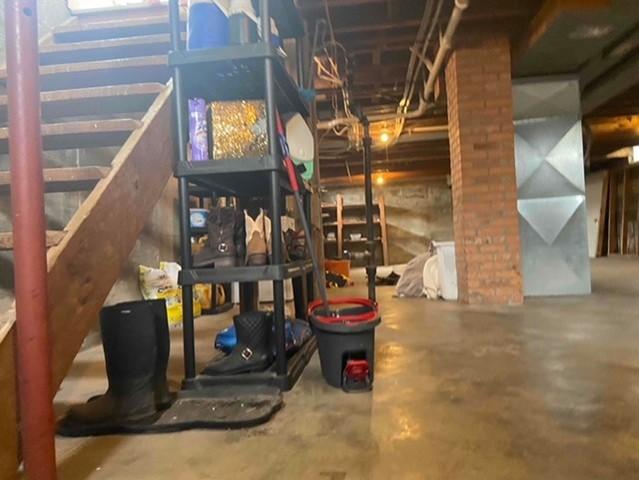 Before any waterproofing was installed, the basement would always be wet