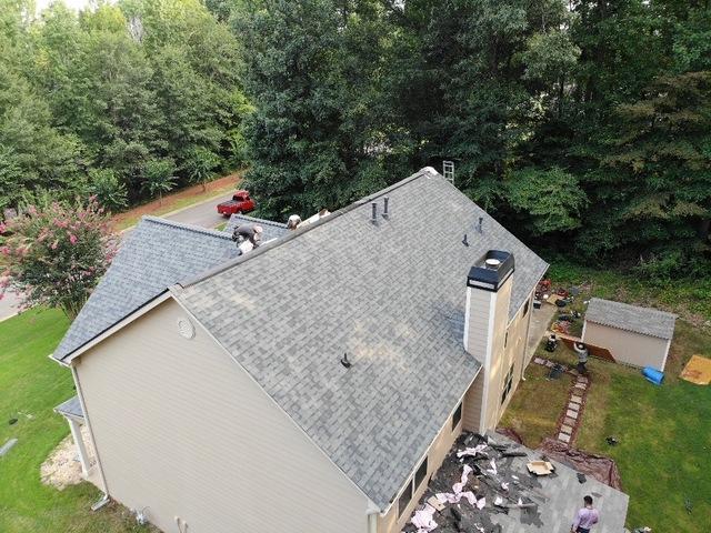 Newly Installed Shingles