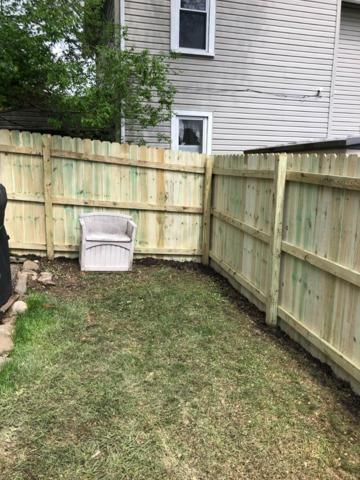 6' Natural Privacy Pressure-treated Wood Fence with (1) 3' and (1) 3.5' gate replacement