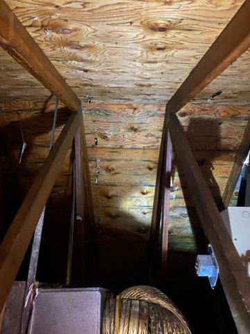 First, we treated every square inch of the attic with MAPS 1, which is an EPA registered antimicrobial.