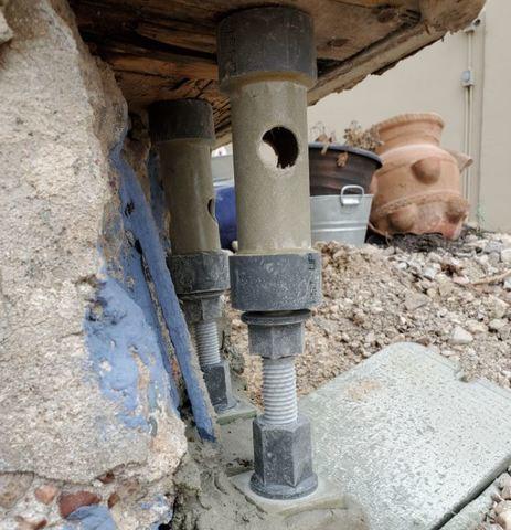 Stem Wall Repair Process: micro Piers - 2
