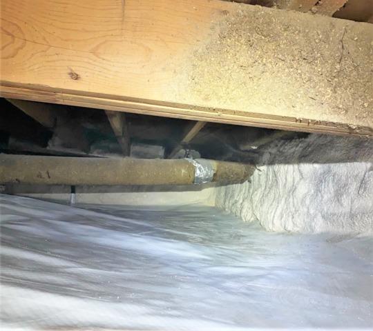 CleanSpace® Vapor Barrier Protects Crawlspace