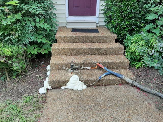 Broken Concrete Walkway
