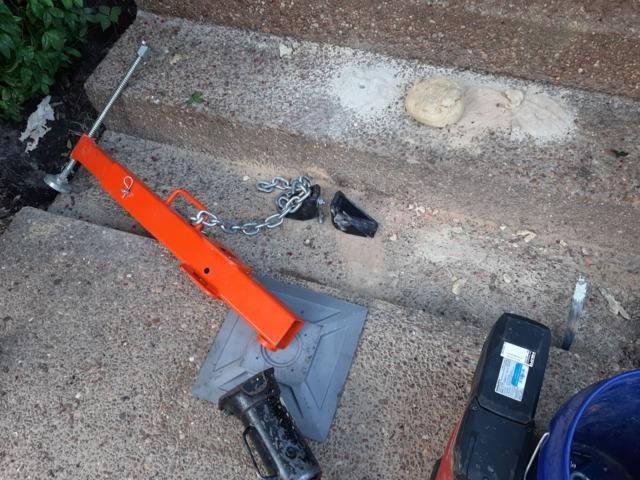 Broken Concrete Walkway