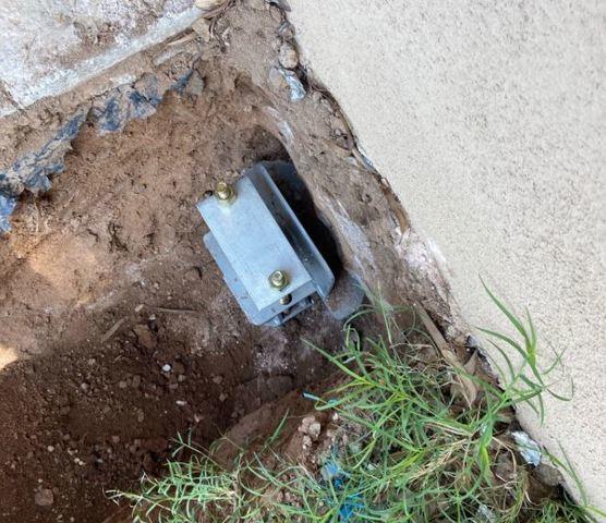 Installed Support Pier