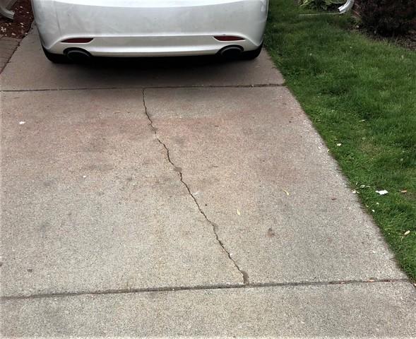 Cracked and Sinking Driveway Slab